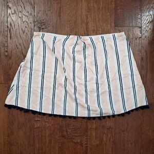 𝅺BB Dakota Mini Skirt Ivory Striped M NWT